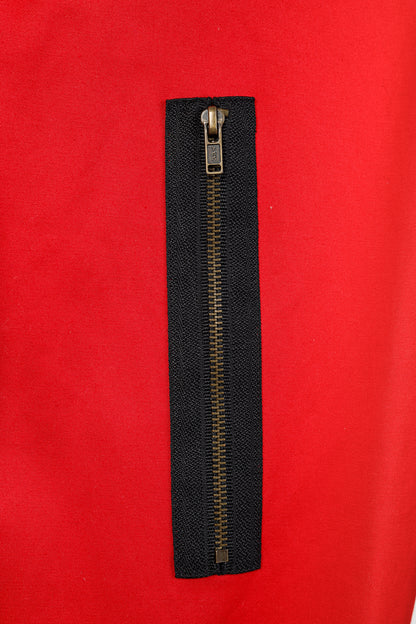 Marni SS/07 Runway Red Stretch-Cotton Waist-Tie Dress