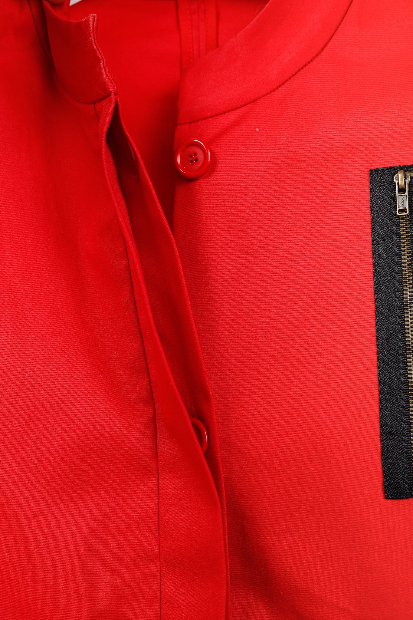 Marni SS/07 Runway Red Stretch-Cotton Waist-Tie Dress