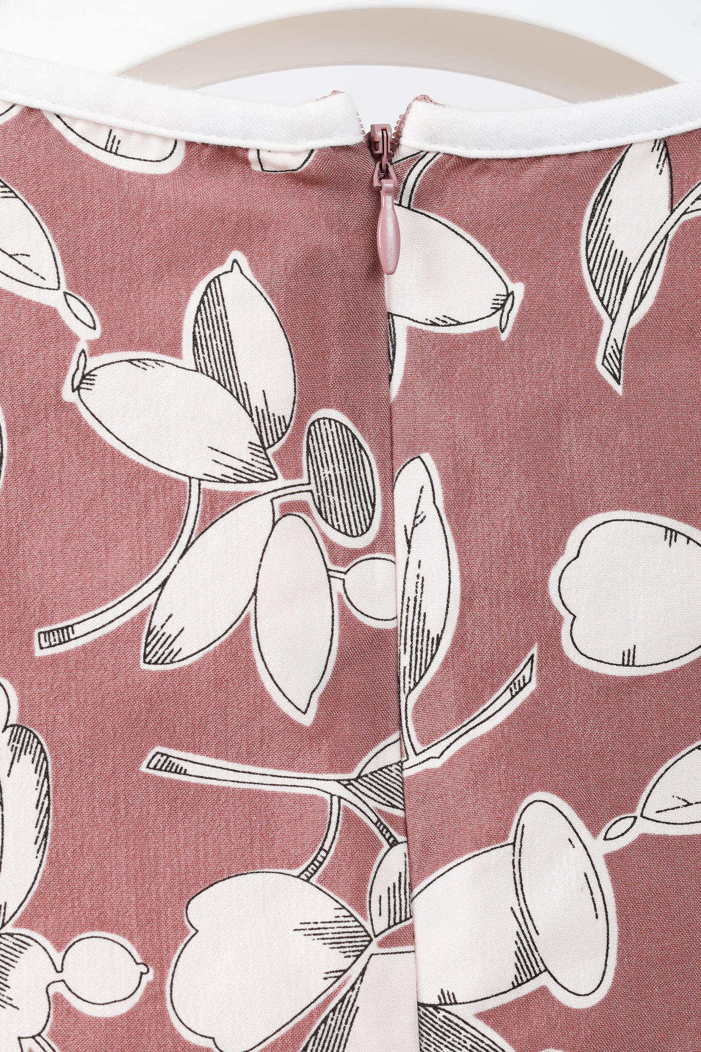 Marni Mauve Cotton & Silk Floral-Print Asymmetrical Top