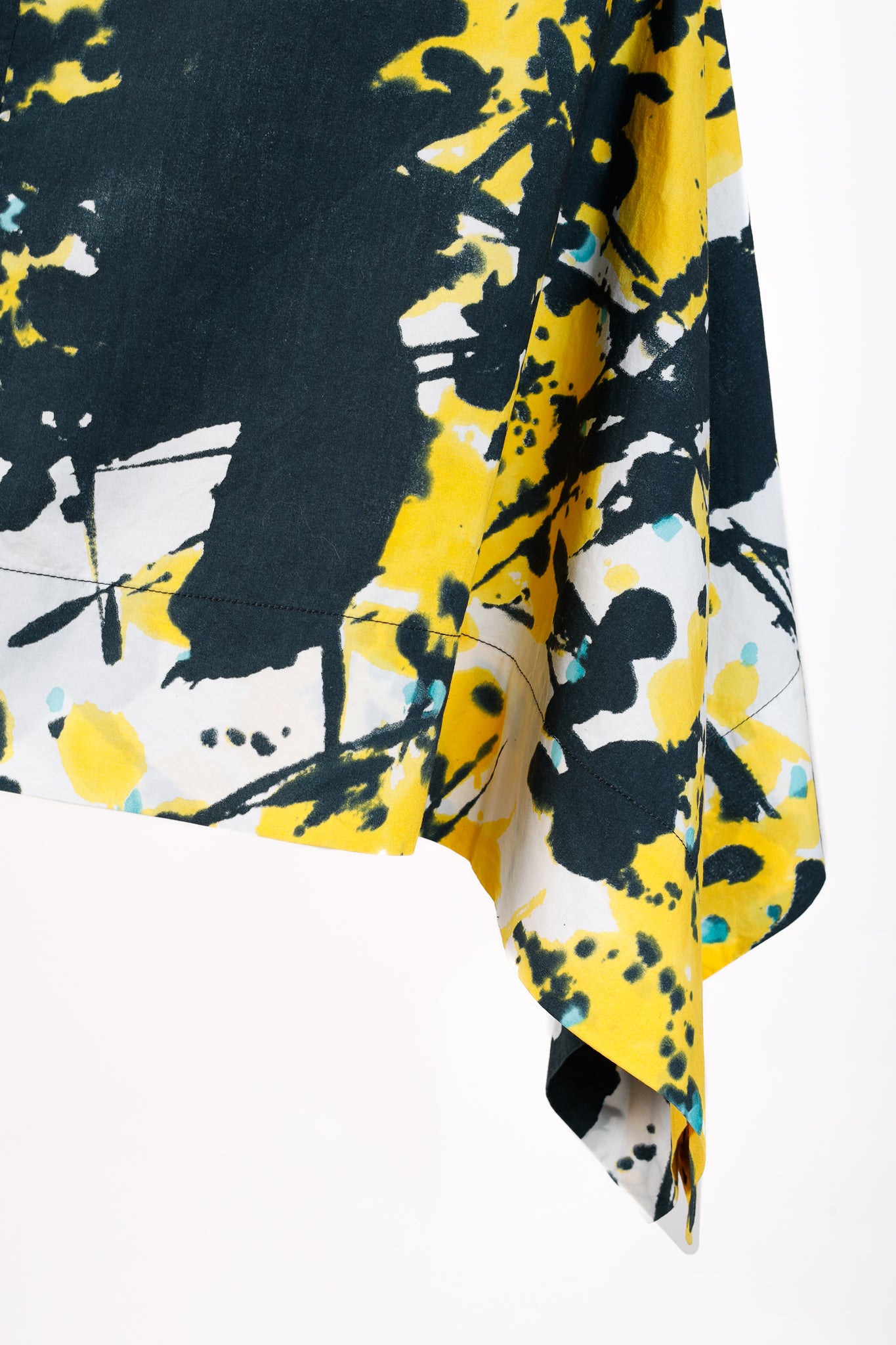 Marni Abstract Yellow Flowers Sleeveless Blouse