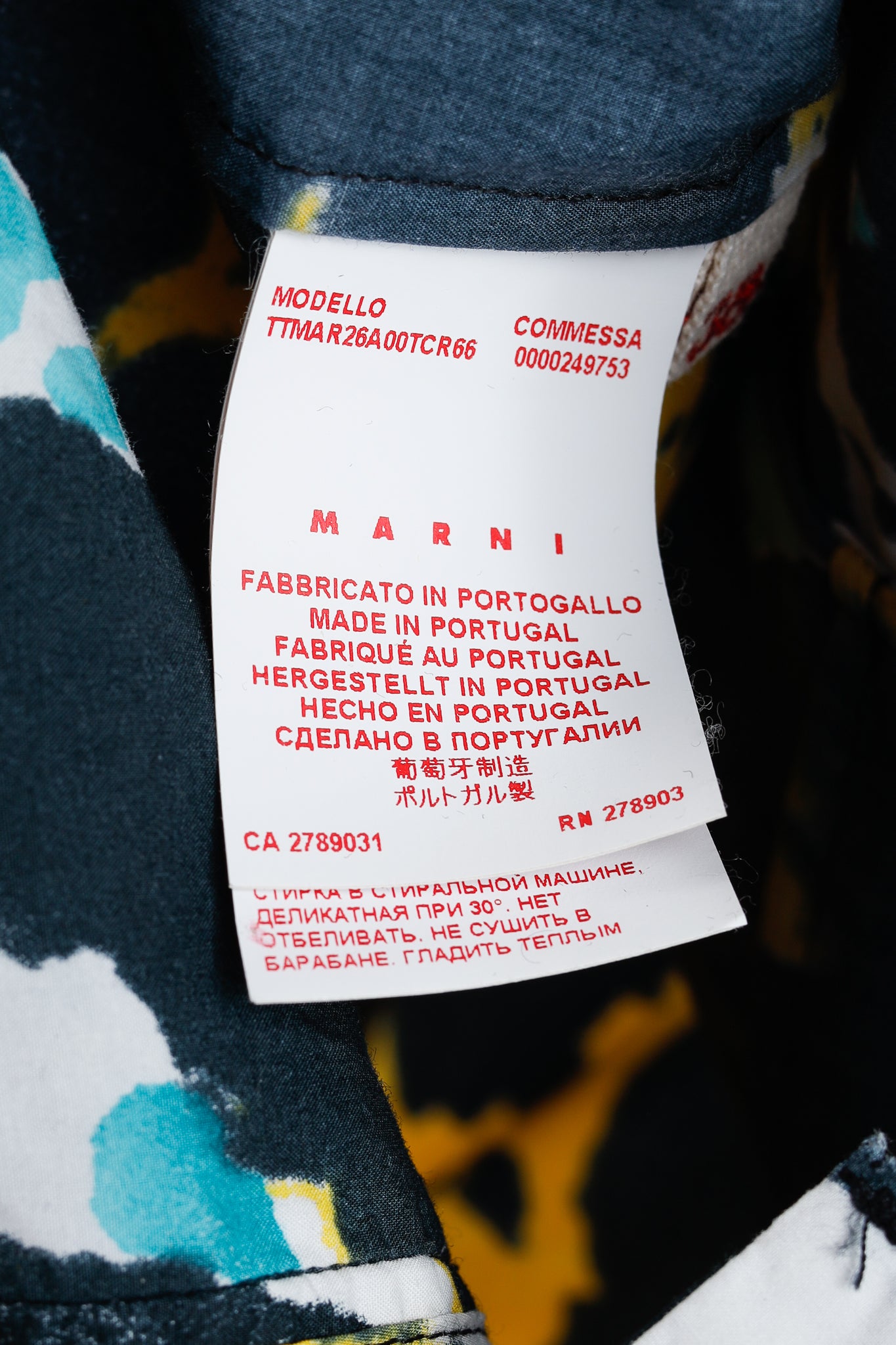 Marni Abstract Yellow Flowers Sleeveless Blouse