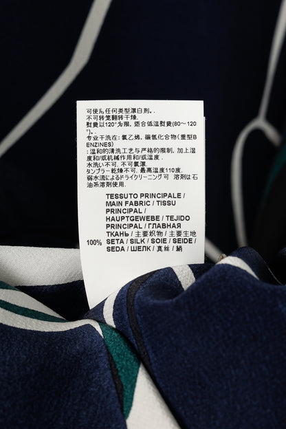 Marni Dress SS/14 Navy Floral Silk Mini Dress