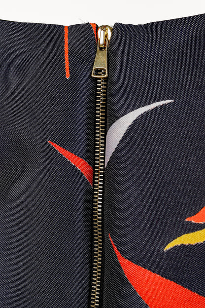 Marni Resort 2015 Light Navy Kapfu-Jacquard Sleeveless Dress