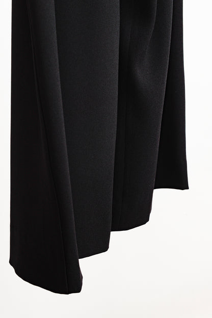 Max Mara Weekend Relaxed Drawstring Waist Black Pants