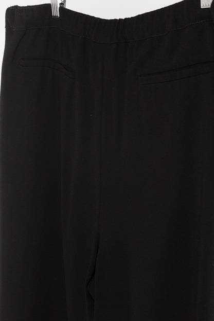 Max Mara Weekend Relaxed Drawstring Waist Black Pants