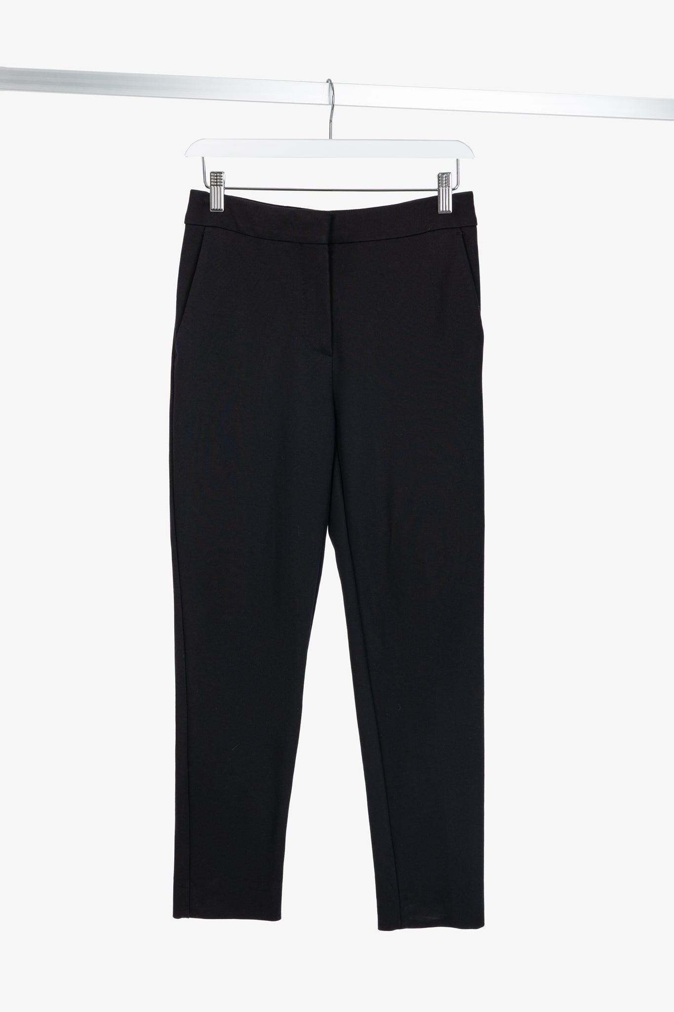 Max Mara Black Ponte Skinny-Cut Pants