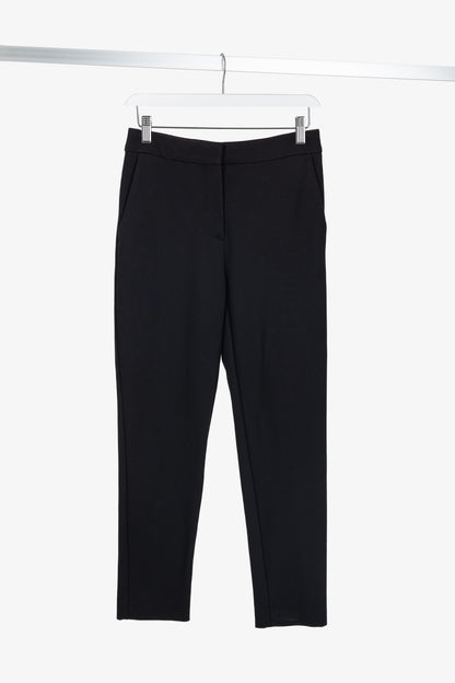 Max Mara Black Ponte Skinny-Cut Pants