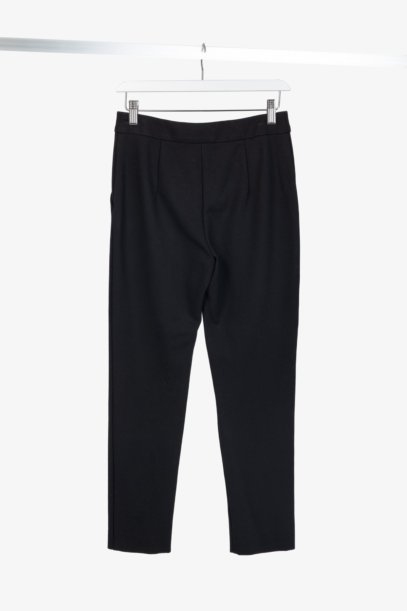 Max Mara Black Ponte Skinny-Cut Pants
