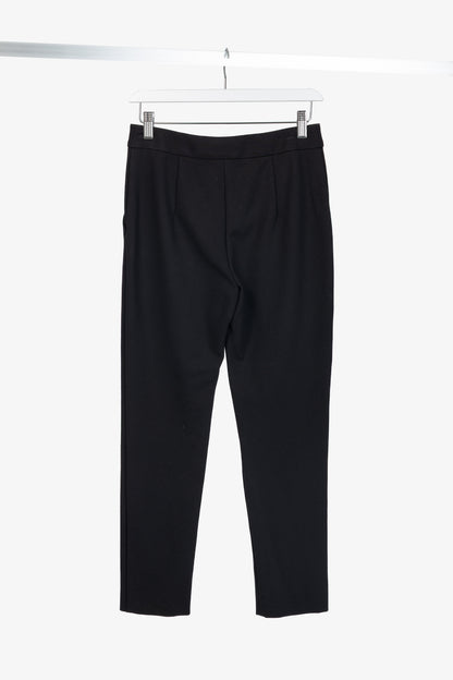 Max Mara Black Ponte Skinny-Cut Pants