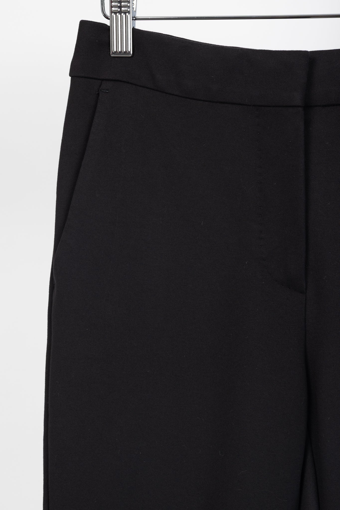 Max Mara Black Ponte Skinny-Cut Pants