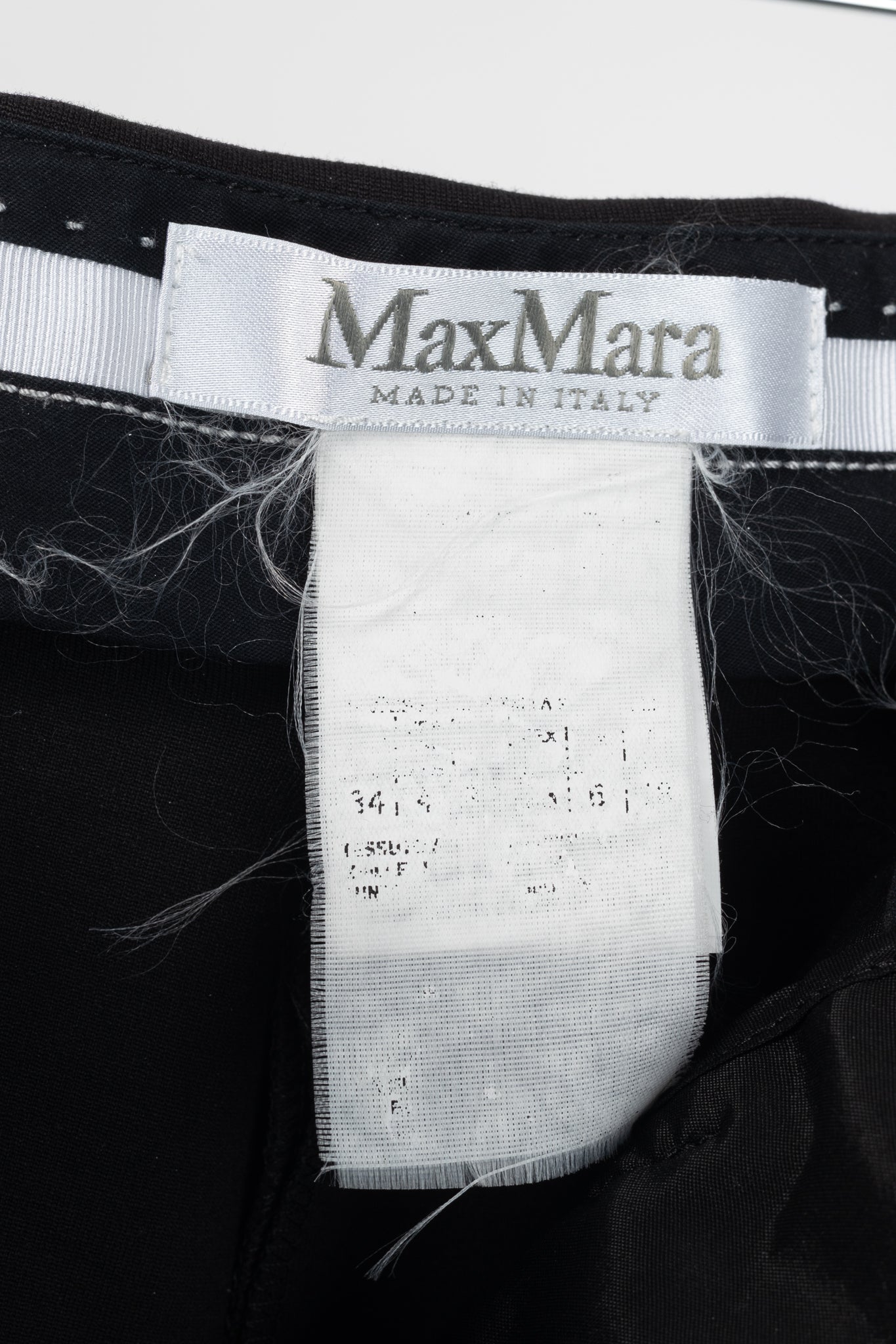 Max Mara Black Ponte Skinny-Cut Pants