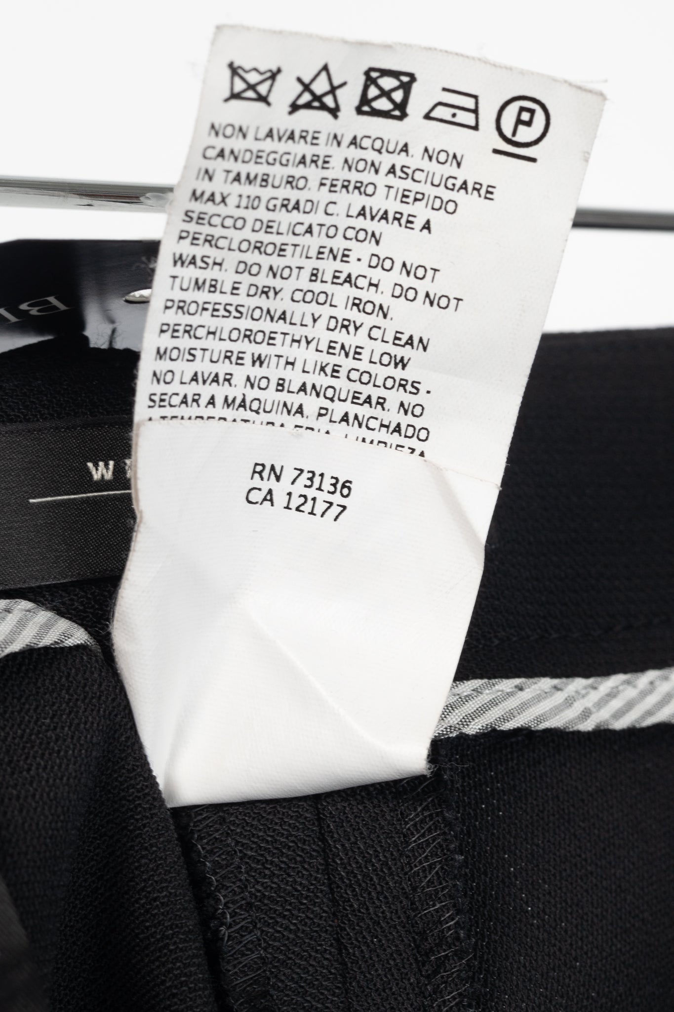 Weekend Max Mara Cigarette Black Wool-Crepe Trousers