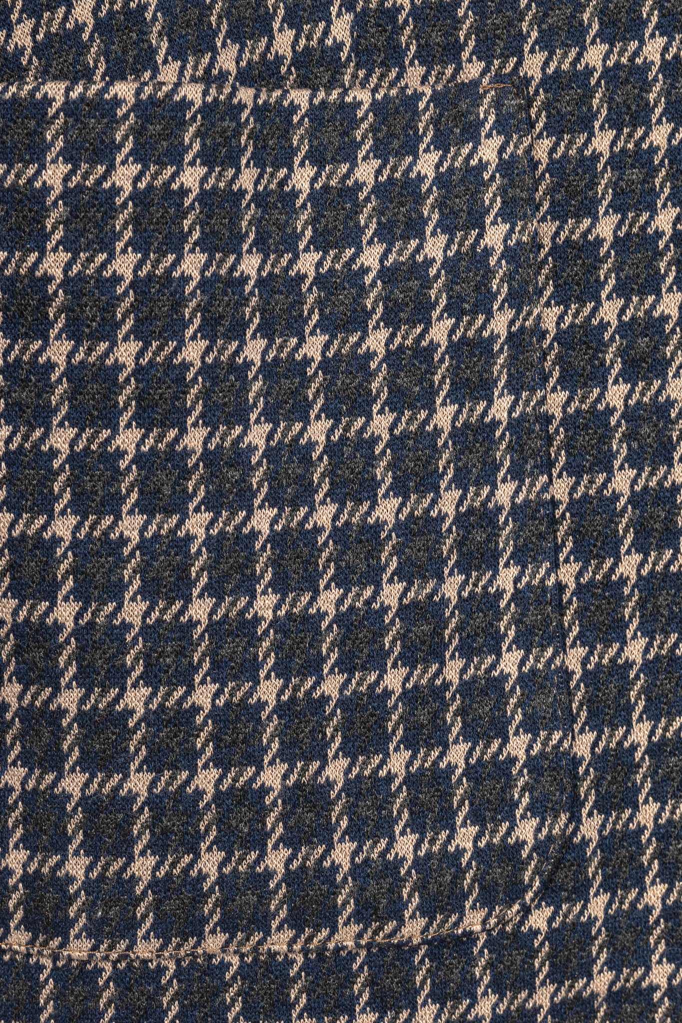Weekend Max Mara Brown & Navy Plaid Knit Blazer