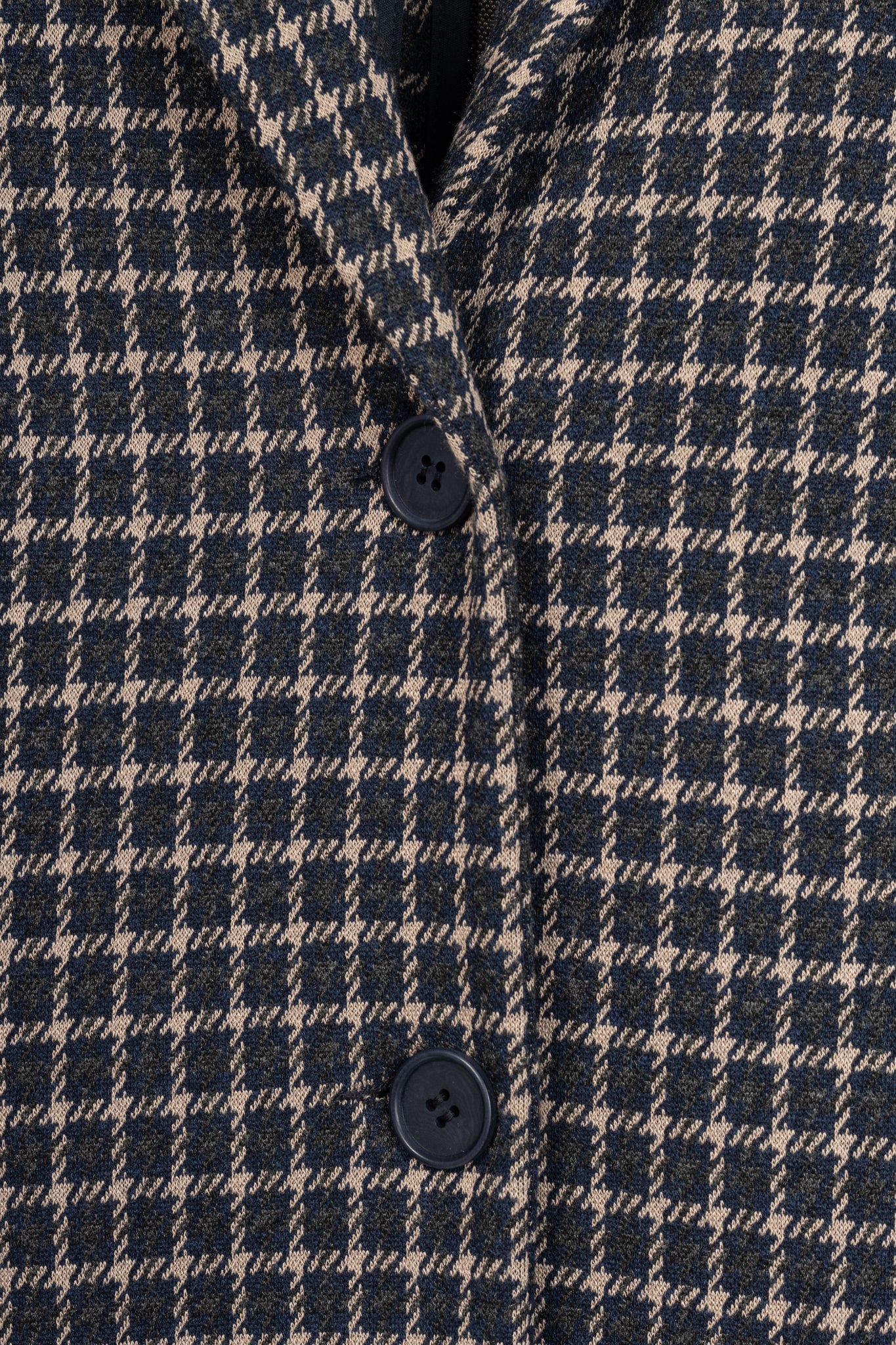 Weekend Max Mara Brown & Navy Plaid Knit Blazer