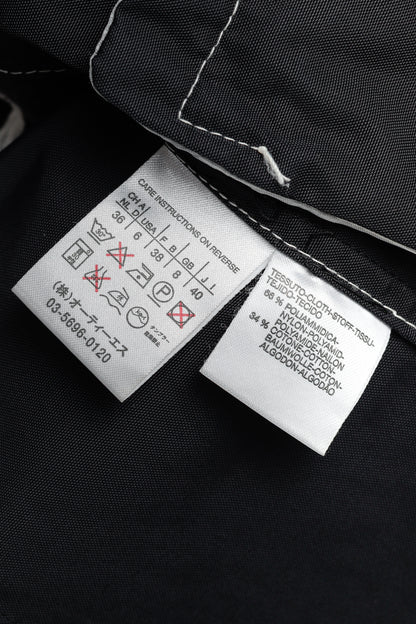 Weekend Max Mara Black Contrast-Stitching Nylon Blazer