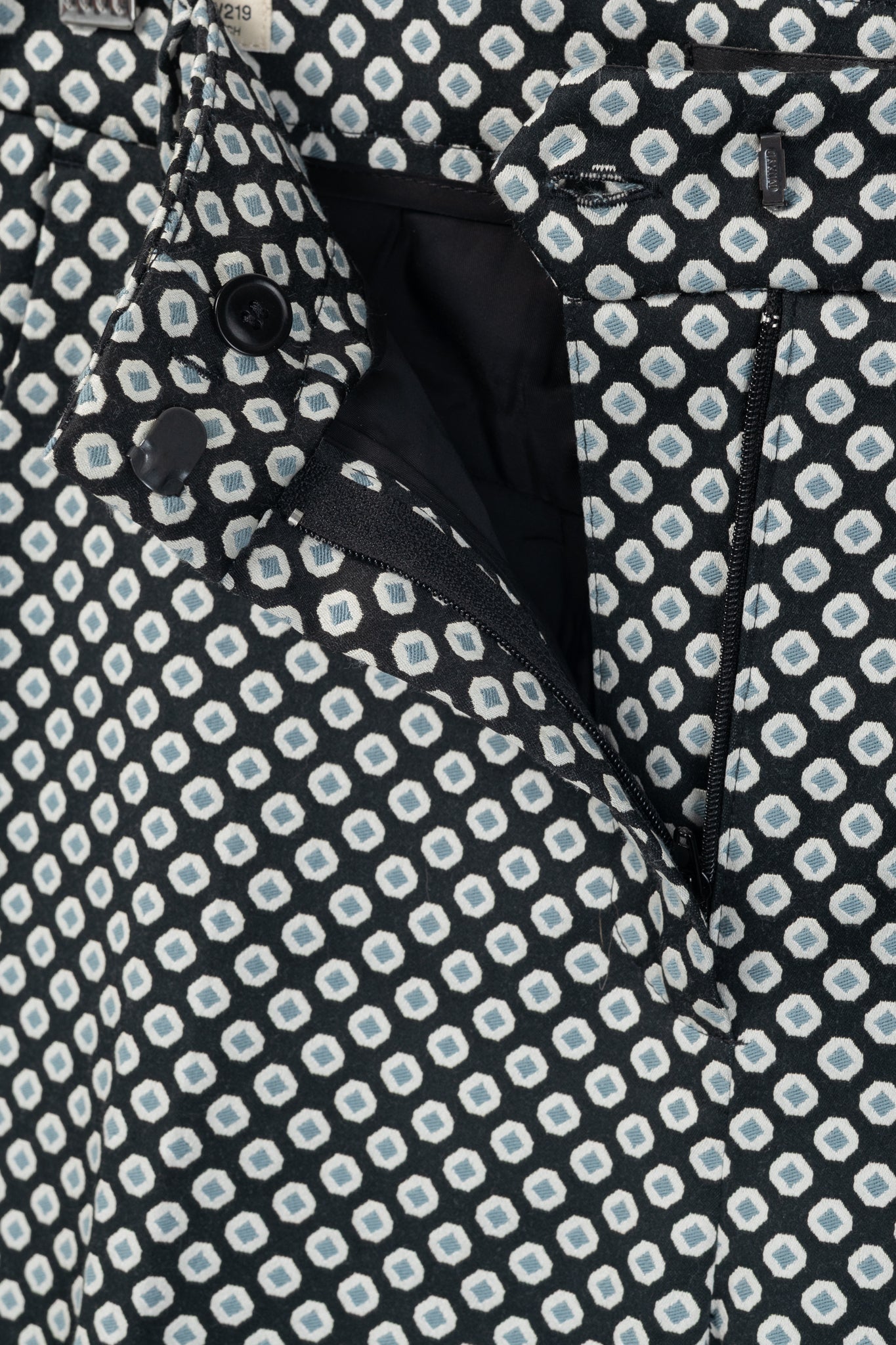 Weekend Max Mara Capale Geometric-Jacquard Satin High-Waisted Capris