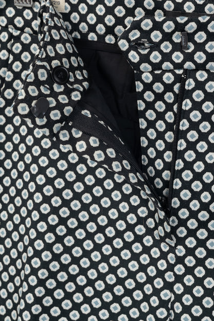 Weekend Max Mara Capale Geometric-Jacquard Satin High-Waisted Capris