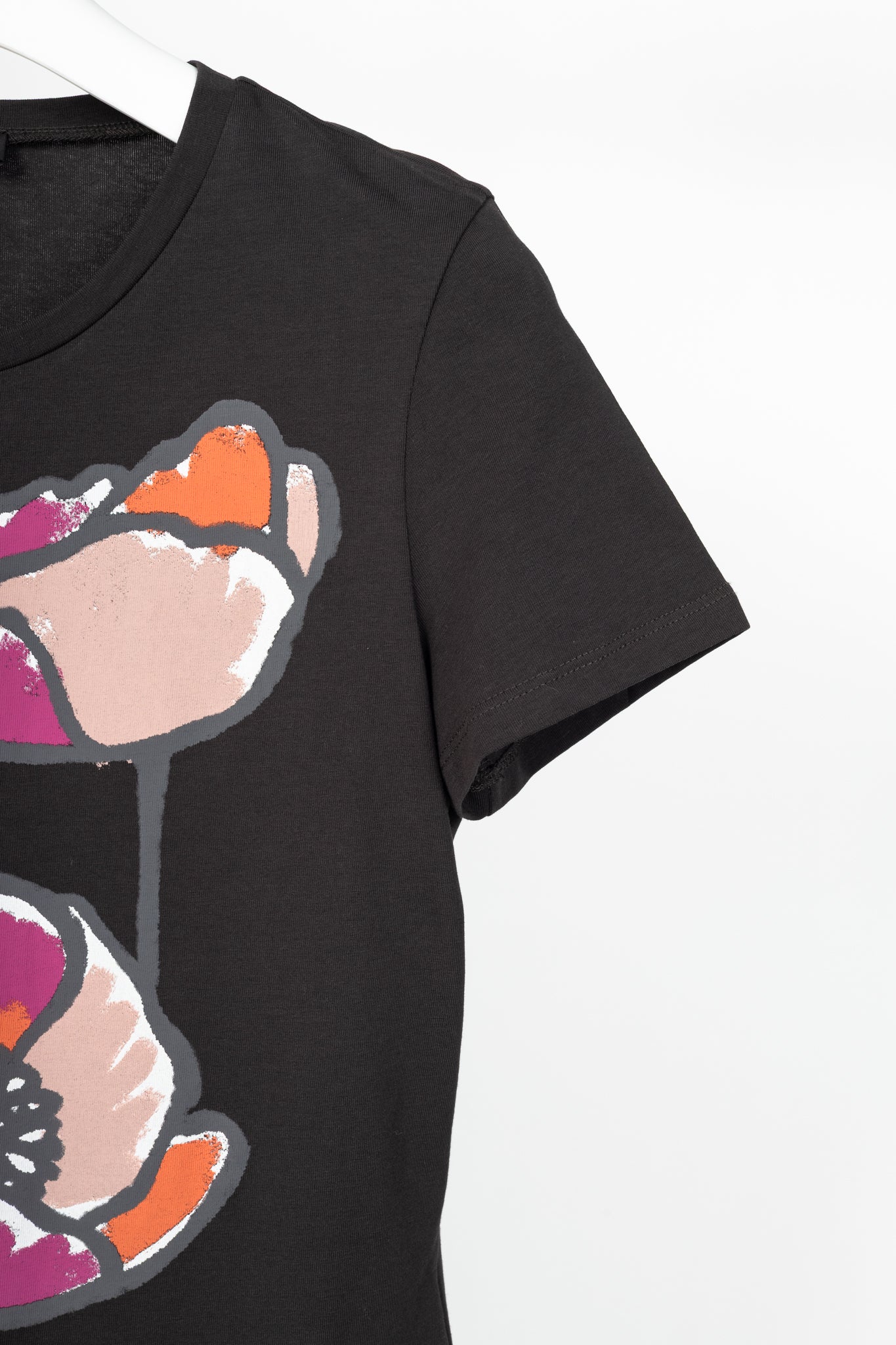 Weekend Max Mara Brown Floral-Graphic Cotton T-Shirt