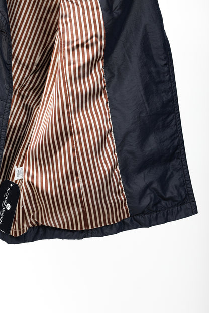 Max Mara Black Silk Taffeta Short-Sleeve Double-Breasted Jacket