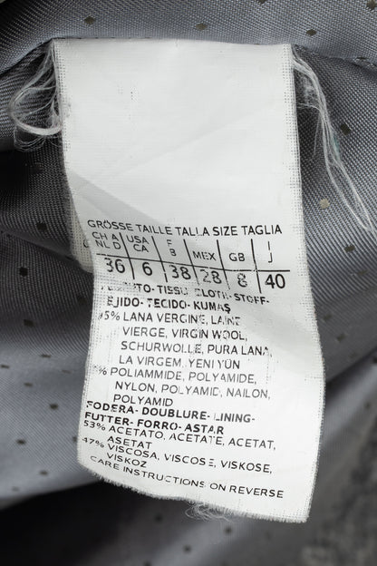 Weekend Max Mara Grey Wool Herringbone Coat