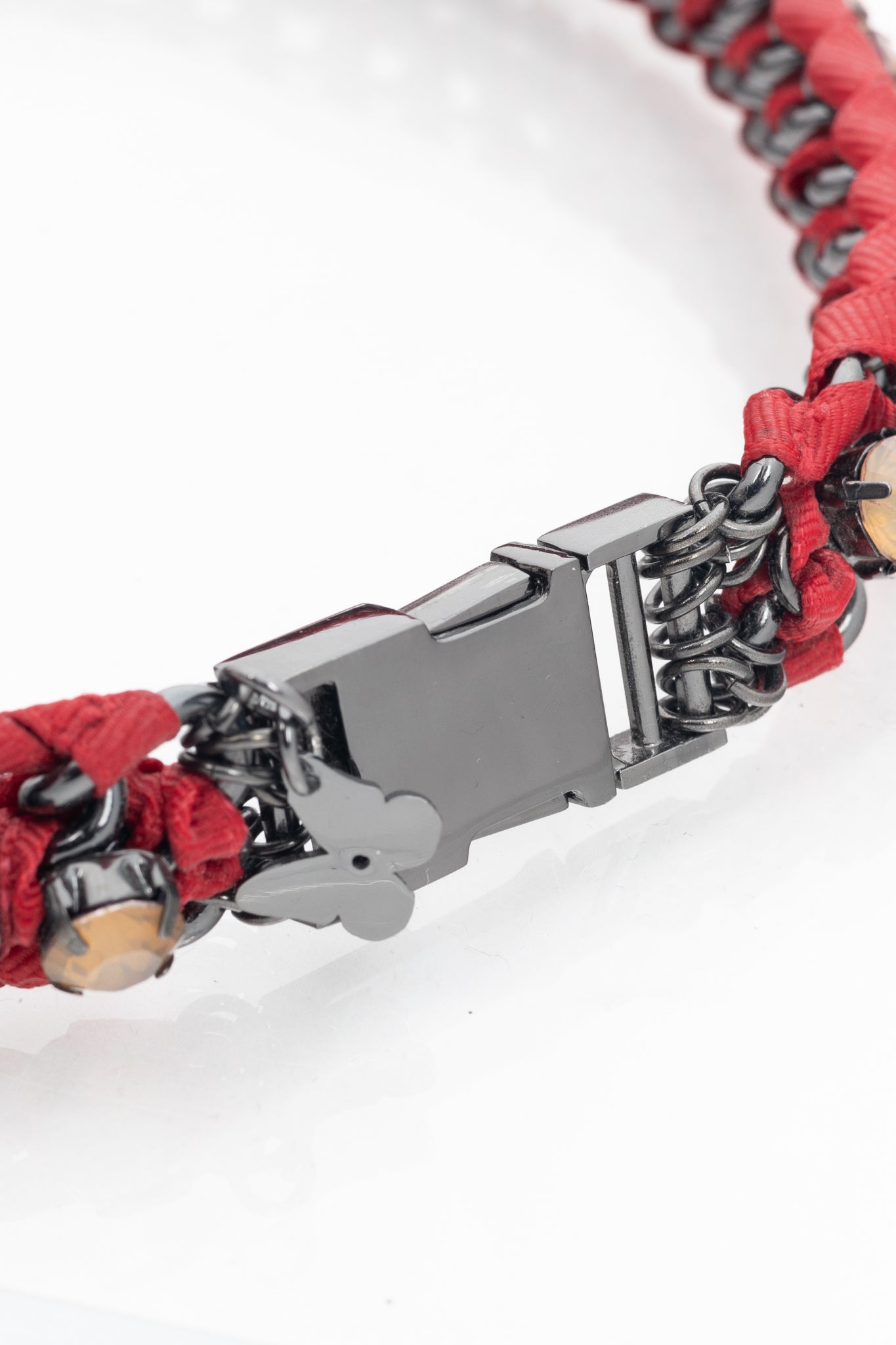 Weekend Max Mara Canasta Red Statement Necklace