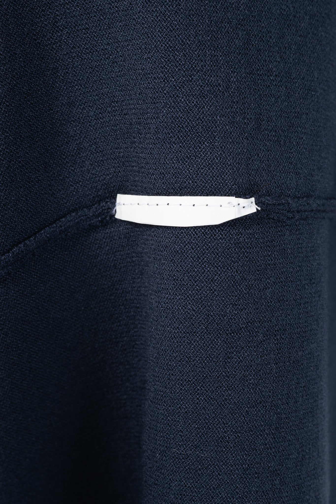 Weekend Max Mara White & Navy Printed Silk & Knit Dress