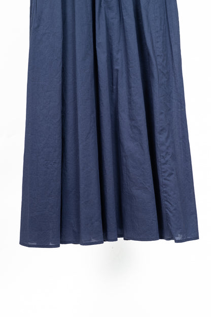 Weekend Max Mara Parole Blue Cotton Knit & Poplin Midi Dress