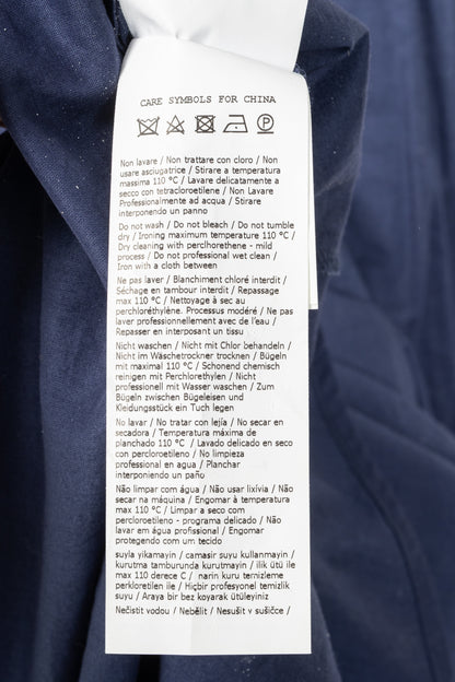 Weekend Max Mara Parole Blue Cotton Knit & Poplin Midi Dress
