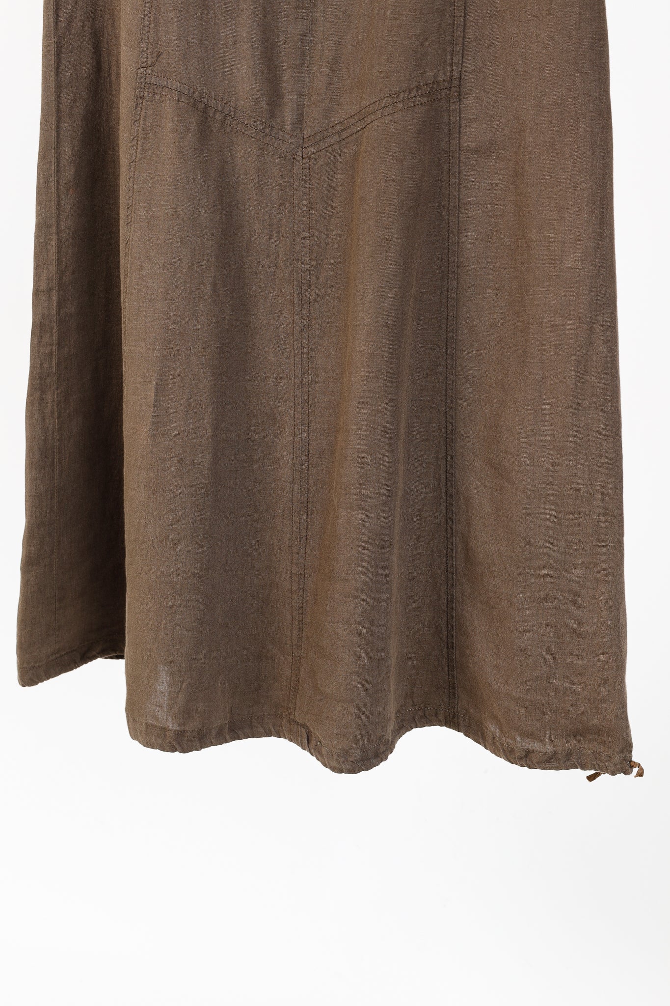 Weekend Max Mara Brown Linen Tank Dress