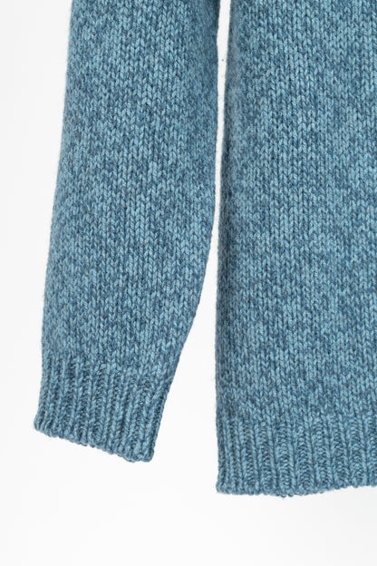 Weekend Max Mara Marled Blue Raglan-Sleeve Sweater