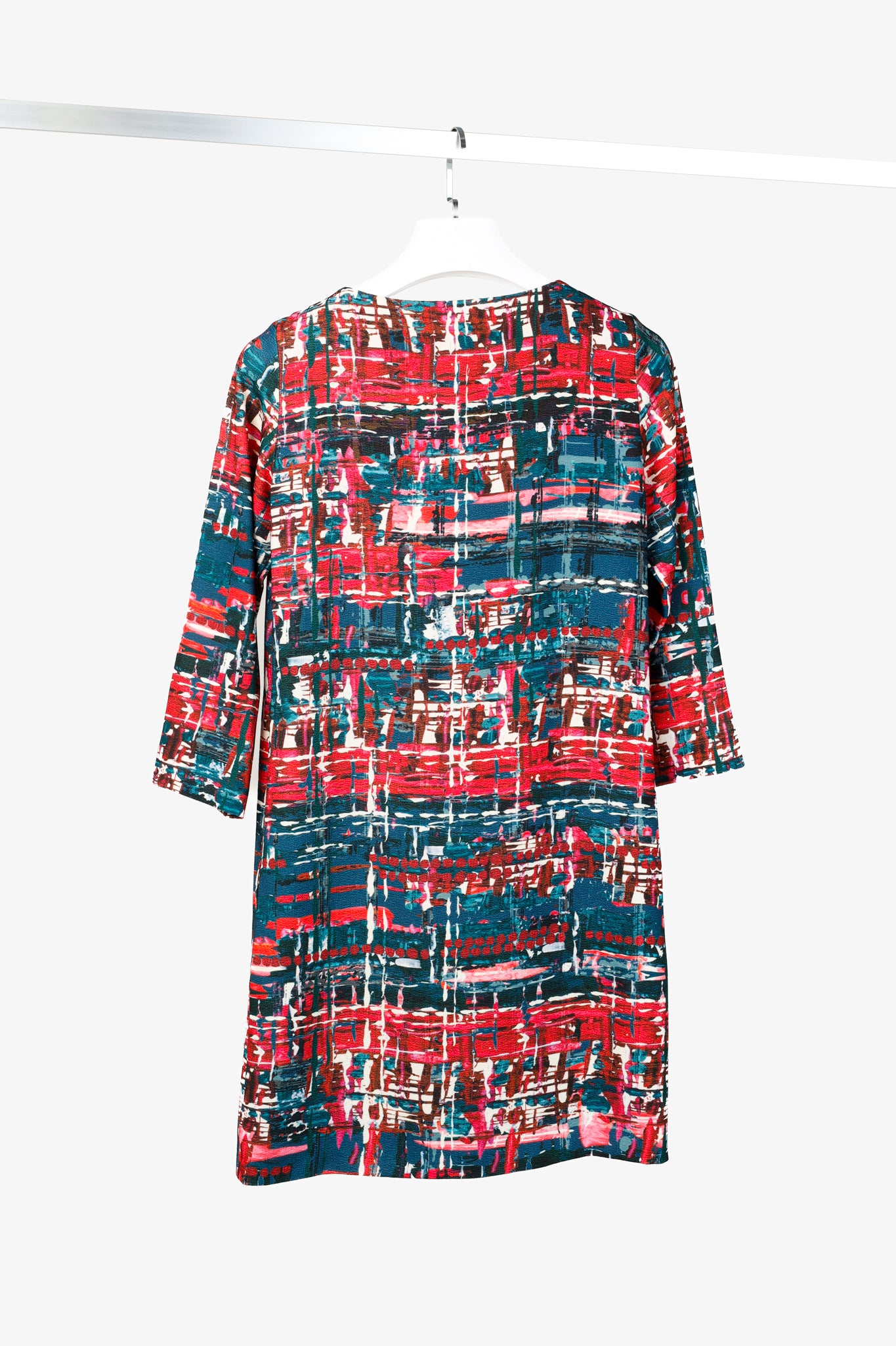Weekend MaxMara Multicoloured 3/4 Sleeve Shift Dress