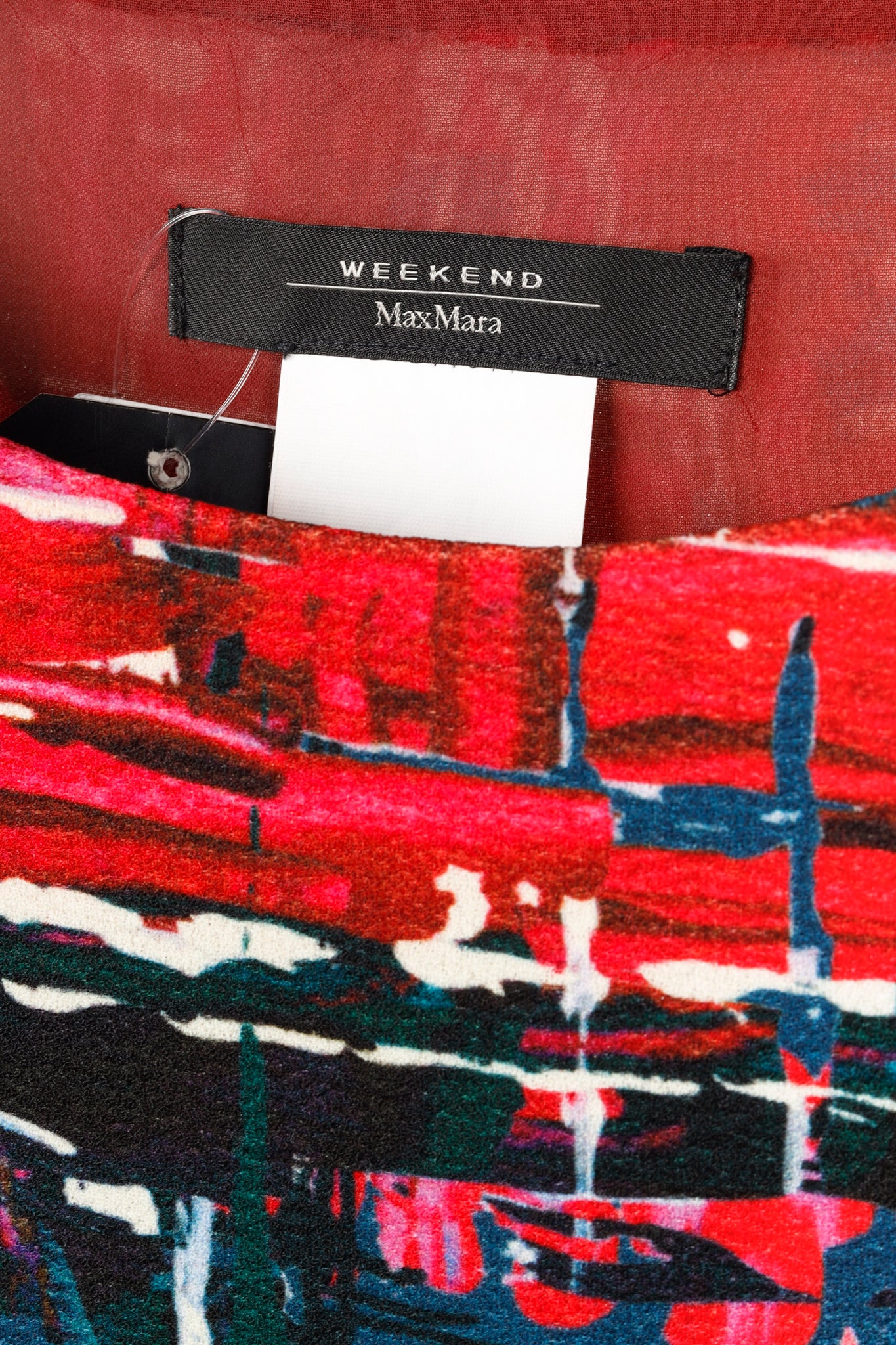 Weekend MaxMara Multicoloured 3/4 Sleeve Shift Dress