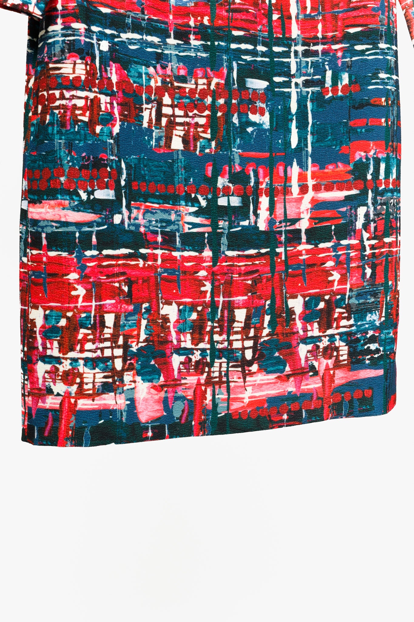 Weekend MaxMara Multicoloured 3/4 Sleeve Shift Dress