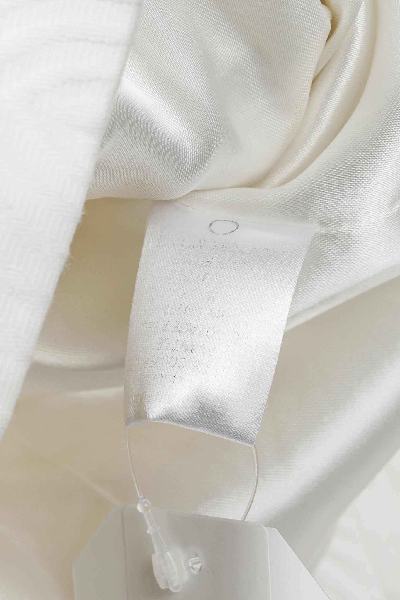 Milly SS/08 Runway White Cotton-Jacquard Cropped Jacket
