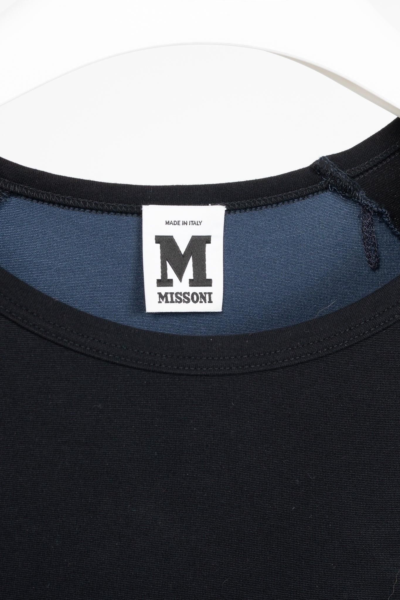 M Missoni Blue & Purple Colourblock Jersey Dress