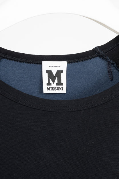 M Missoni Blue & Purple Colourblock Jersey Dress
