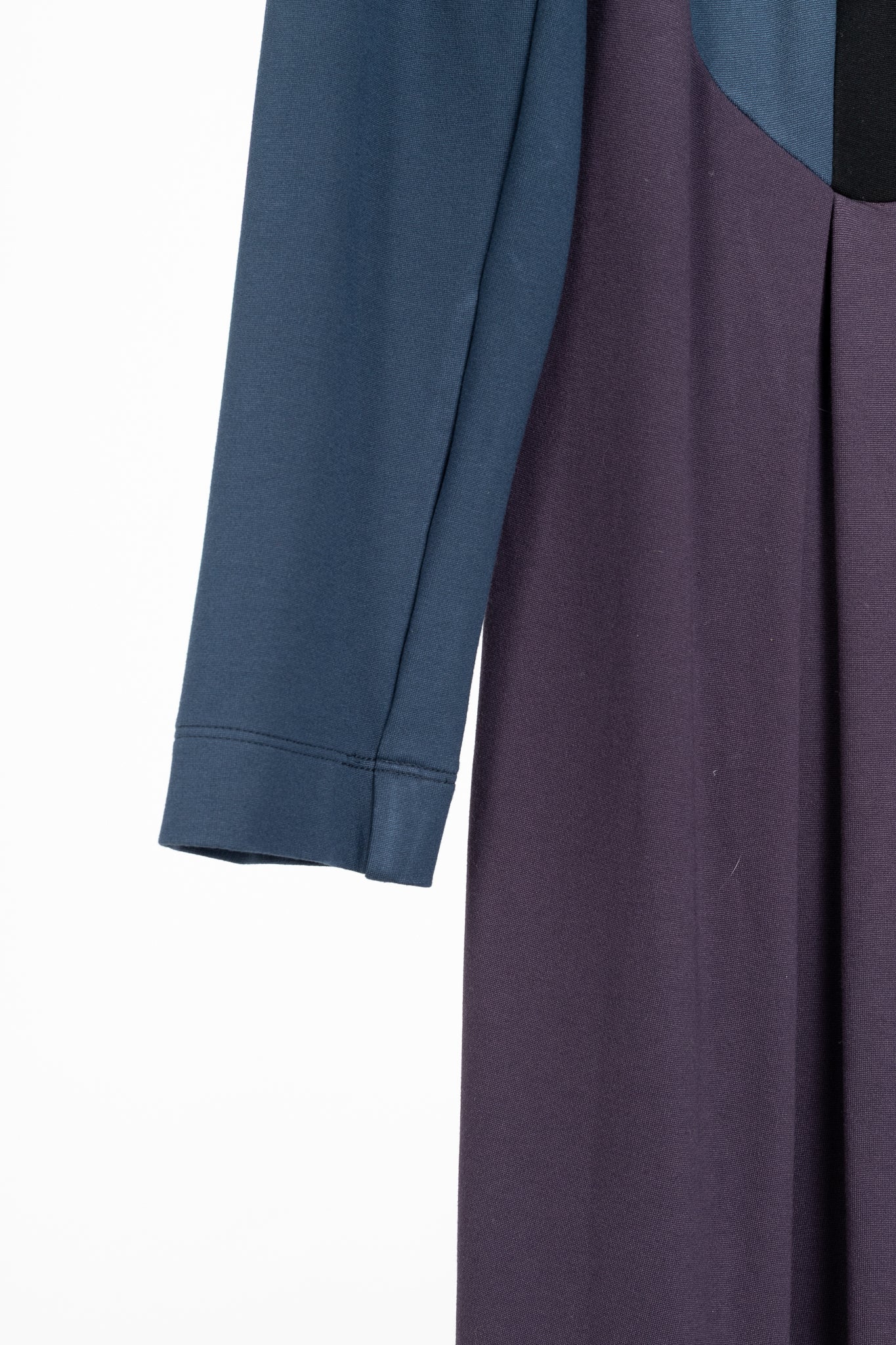 M Missoni Blue & Purple Colourblock Jersey Dress