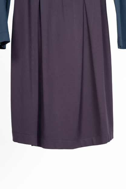 M Missoni Blue & Purple Colourblock Jersey Dress