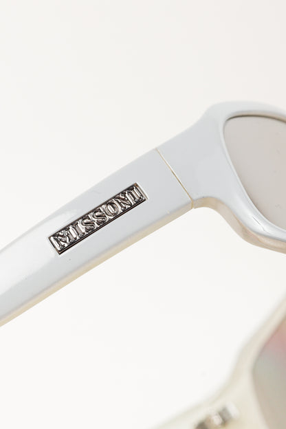 Missoni MI52003 Grey Oversized Rectangular Sunglasses