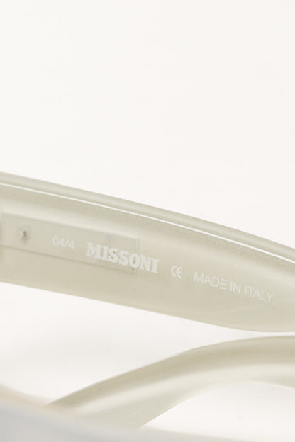 Missoni MI52003 Grey Oversized Rectangular Sunglasses