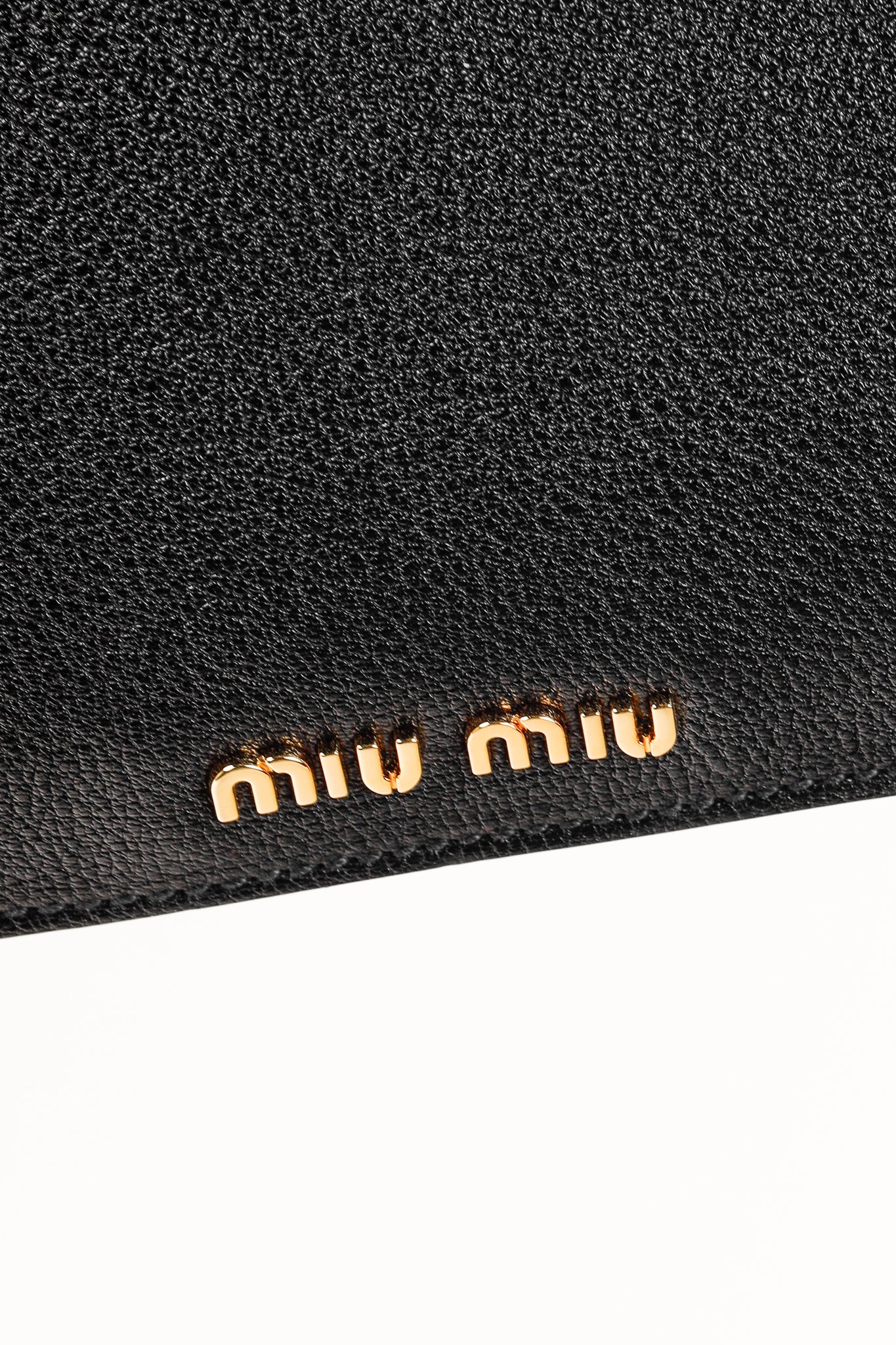 Miu Miu Nero Madras Leather Accordion Tote