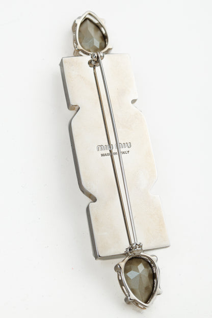 Miu Miu AW/20 Crystal Brooch