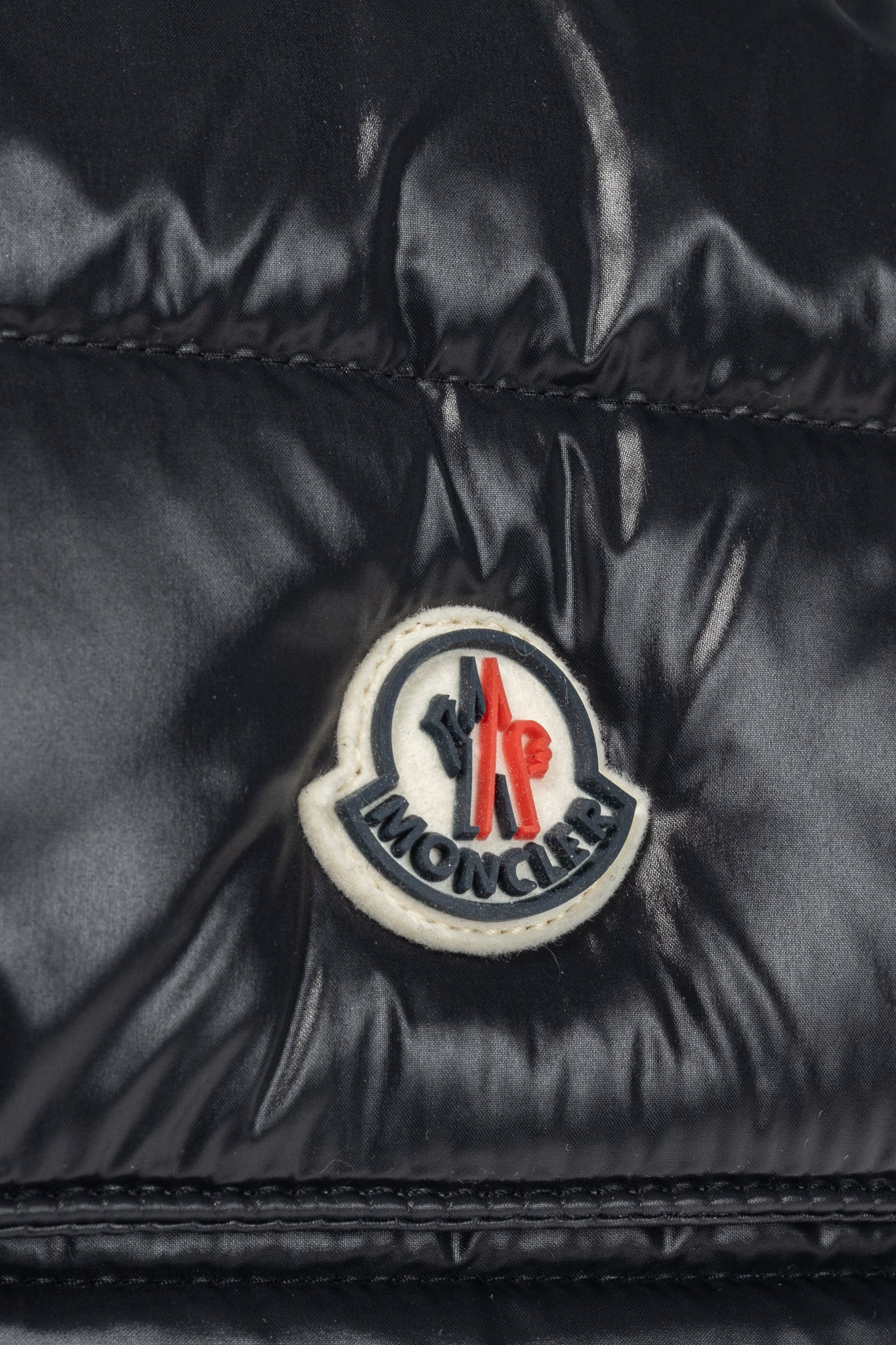 Moncler Mommy Black Quilted-Nylon "Tote" Bag