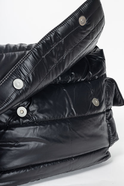 Moncler Mommy Black Quilted-Nylon "Tote" Bag