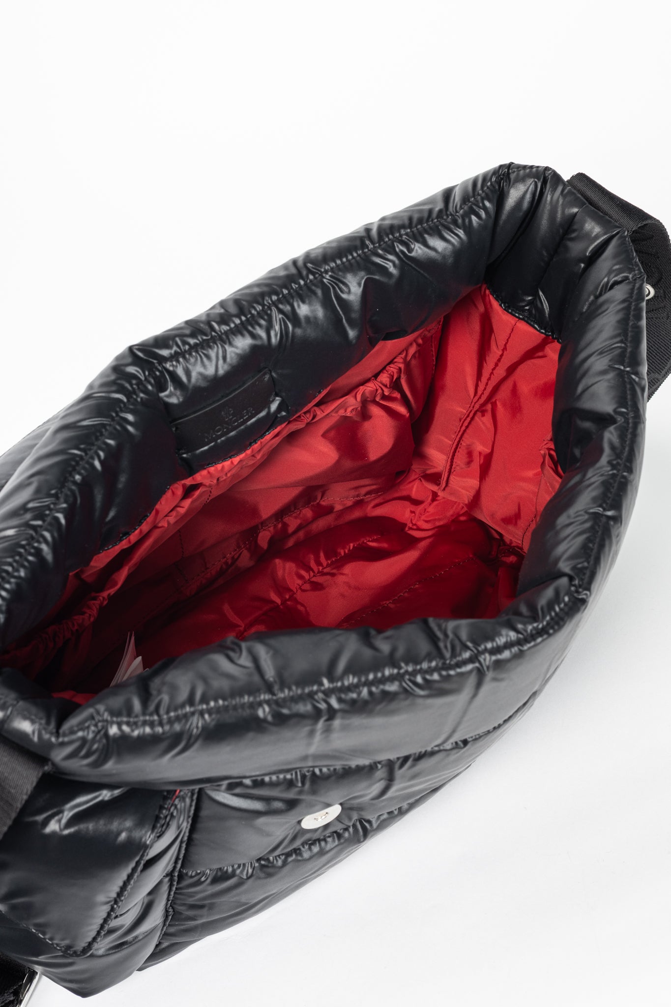 Moncler Mommy Black Quilted-Nylon "Tote" Bag