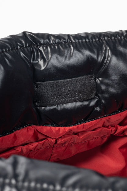 Moncler Mommy Black Quilted-Nylon "Tote" Bag