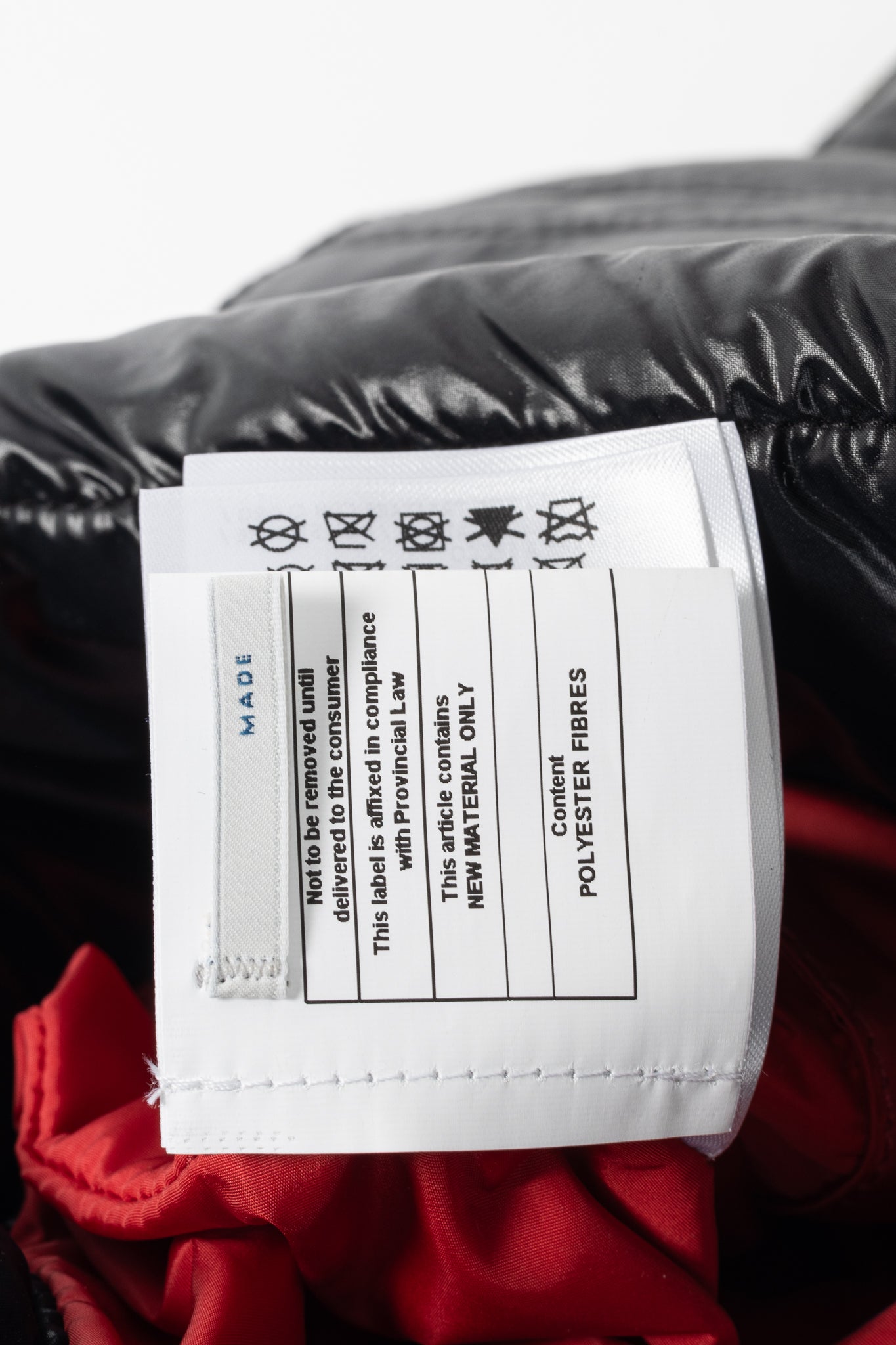 Moncler Mommy Black Quilted-Nylon "Tote" Bag