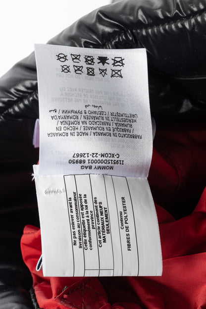 Moncler Mommy Black Quilted-Nylon "Tote" Bag
