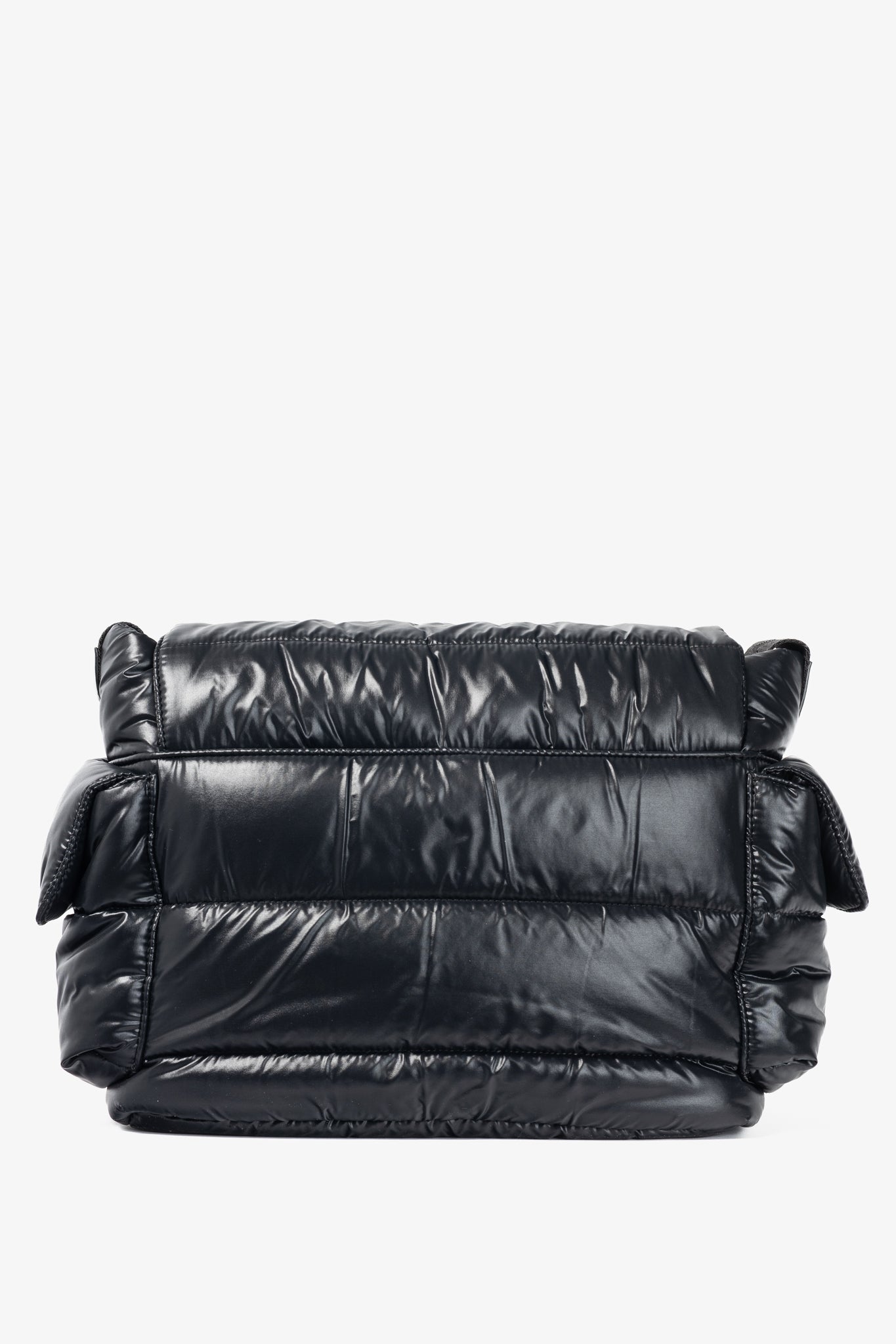Moncler Mommy Black Quilted-Nylon "Tote" Bag