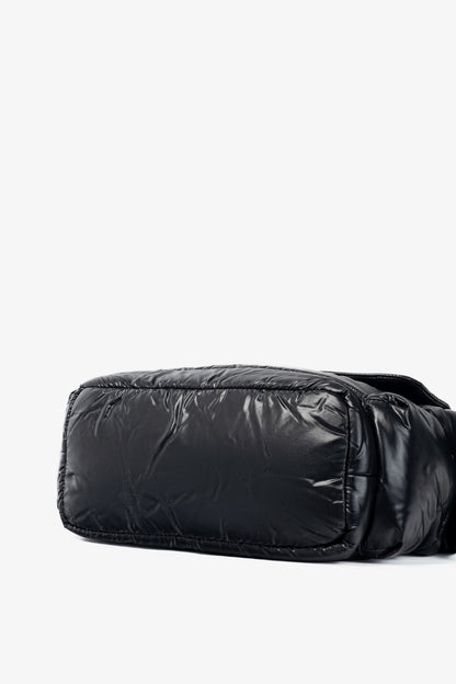 Moncler Mommy Black Quilted-Nylon "Tote" Bag